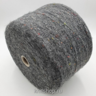 Pinori Filati MargheritaGarzato (8567 графит) 30% мохер, 10% меринос, 58% акрил, 2% па 320 м/100 гр