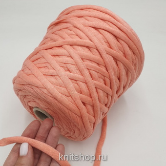 Bottega V Winter Park (Flamingo фламинго) 68%хлопок, 32%па 40м/100гр толстый шнурок, пряжа для сумок