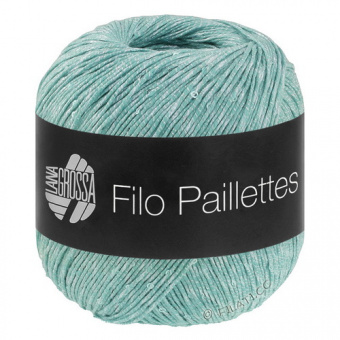 Lana Grossa Filo Paillettes (11) 55% хлопок, 39% полиэстер, 6% па, пайетки 50гр/155м