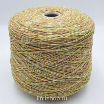 Filpucci Fisherman Print (108 бежевый лайм мулине) 100% меринос кардный 220м/100гр