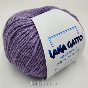 Lana Gatto Merinocot (13765 сирень) 53% меринос экстрафайн, 47% хлопок 50г/125м