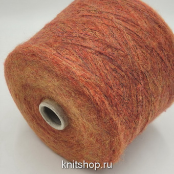 Lanificio Tartan (878 охра меланж) 45% меринос вспушенный, 54% па, 1% эластан 900м/100гр