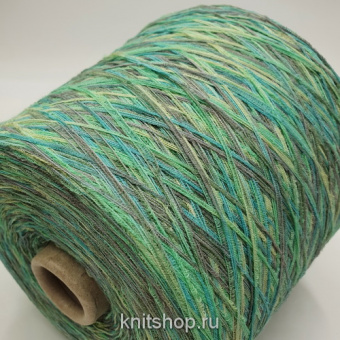 Moma Multicolor (3 нефрит мультиколор) 76% хлопок, 24% па 600м/100гр реснички