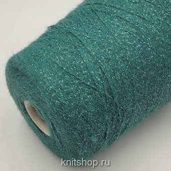 Filpucci Queen (24-054 изумруд) 95% па, 5% люрекс 1100м/100гр травка, лебяжий пух