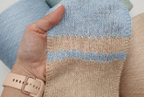 Натуральная смесовка льна с хлопком для коллекции MISSONI