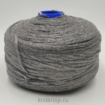 Estroso (Grigio Medio серое серебро) 65% лён, 30% вискоза, 5% па 110м/100гр ажурная лента