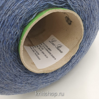 Loro Piana C2354 (Blue Jean голубой джинс меланж) 100% кашемир 2/14 700м/100гр