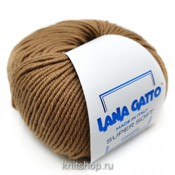 Lana Gatto Super Soft (14202 кэмл) 100%меринос 50 г/125 м