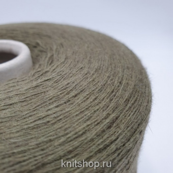Visone (хаки) 80% меринос, 20% норка 1/15 1500 м/100 гр