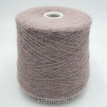 Angora Spiky Tweed (2877 пыльная роза) 75% ангора, 5% вискоза, 20% па 2/90 450м/100гр
