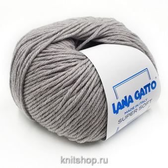 Lana Gatto Super Soft (20741 светло-серый меланж) 100%меринос 50 г/125 м