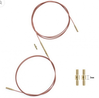 Коннекторы для лесок, Cable Connectors, латунь brass, Lotus Yarns