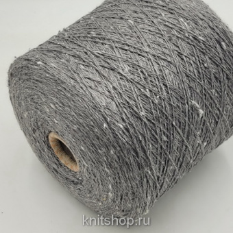 Filati Buratti 54027 (Grigio1 серый твид) 50%меринос 40%вискоза 10%шёлк тусса 2/7 350м/100гр