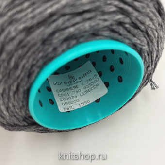 Biagioli Modesto Cashmere 2/28х9 (200074 Lubecca графит меланж) 100% кашемир 155м/100г