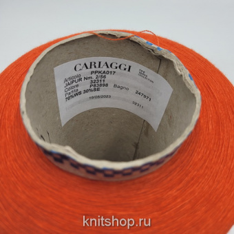 Cariaggi Jaipur 2/56 (32311 коралл) 70% кашемир, 30% шёлк 2/56 2800м/100гр
