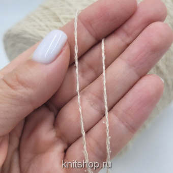 Bourette Silk (2002 латте) 100% шелк буретный 2/15 750м/100гр