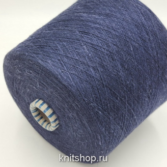 Zegna Baruffa Atena Soft Agnona (214243 темно-синий) 30% кашемир, 60% шёлк, 10% лён 3/80 2666м/100гр