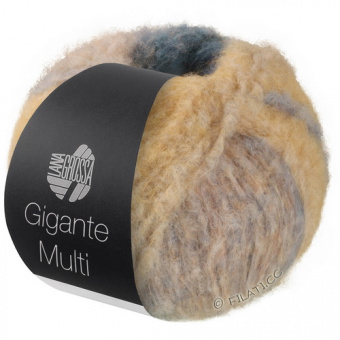 Lana Grossa Gigante Multi (101) 70% альпака суперфайн вспушенная, 30% па 50гр/150м