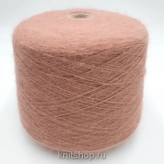 Pura Lana Italia Angora 80 (Nocciola пыльная роза) 80% ангора, 20% па 2/16 800м/100гр