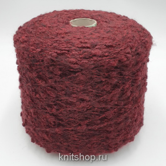 Ecafil Tango (785666 винный) меринос, акрил, па 130м/100гр букле с утолщениями, шишечки
