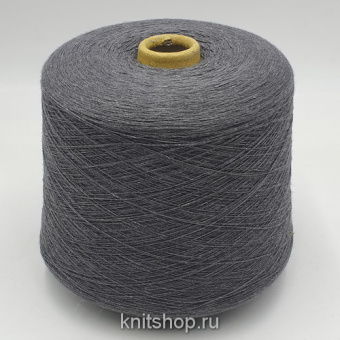 Filati LanaVisco (1225 графит) 50% меринос кардный, 30% вискоза, 10% шёлк, 10%па 1500м/100гр