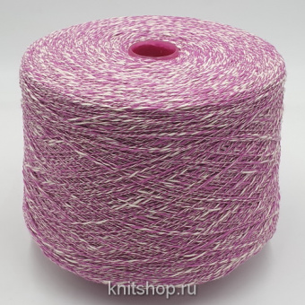 Millefili Slubbino (Peonia пионовый белый) 95% хлопок, 5% поликарбамид 680м/100гр фламме