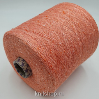 Filati Buratti Shantung Melange (66198 розовый коралл) 100% вискоза 1500м/100гр