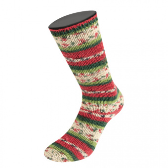 Lana Grossa Meilenweit 100 Christmas (6783) 75% меринос, 25% полиамид 100г/420м