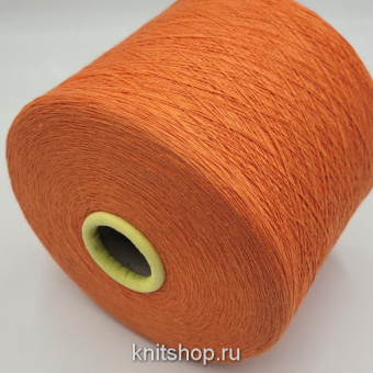 Fusion (9379 Orange оранжевый) 80% хлопок, 20% па 1500м/100гр