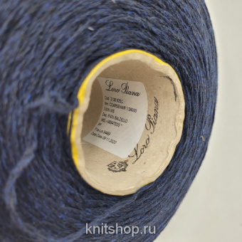 Loro Pianа Coarsehair (Balzello темно-синий меланж) 100% кашемир 240м/100гр