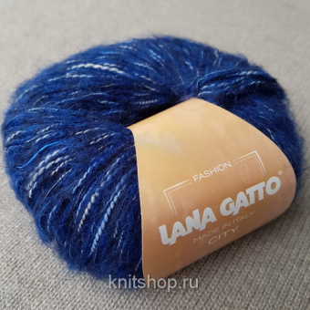 Lana Gatto City (08246) 36% хлопок, 14% мохер, 25% нейлон, 25% акрил 50 г/120 м