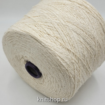 Filati Venezia Seta Bourette (Naturale сливочный) 100% шелк буретный 2/90 450м/100гр