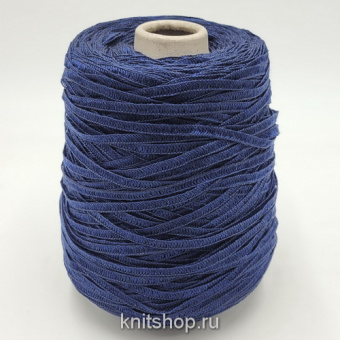 Estroso (Blu темно-синий) 65% лён, 30% вискоза, 5% па 110м/100гр ажурная лента