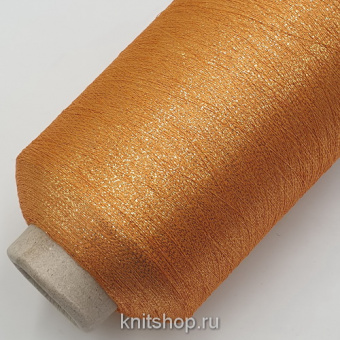 Torcitura Di Domaso Lario (OR10 персик) 80% вискоза, 20% люрекс 4750м/100гр (бобинка 510гр)