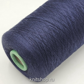 Servizi e Seta Seta (542 Blue темно-синий) 100% шелк 2х2/120 3000м/100гр