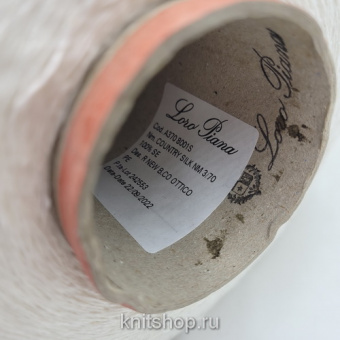 Loro Piana Country Silk (New Bianco Ottico белый) 100% шелк буретный 3/70 2333м/100гр