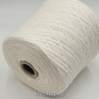 Filpucci Daffodil (300 Bianco белый) 67% меринос, 23% шёлк, 10% пл 350м/100гр шнурок