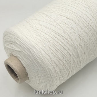 Pecci Filati Kiss (10000 белый) 67% хлопок, 33% па 350м/100гр шнурок