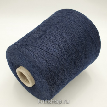 T&D Cashmere Cotton (Nero Navy темно-синий) 50% кашемир, 50% хлопок 2/42 2100 м/100 гр
