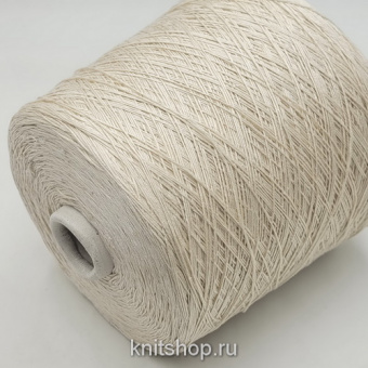 Seta Shappe (6161 сливочный жемчуг) 100% шелк шаппе 570м/100гр
