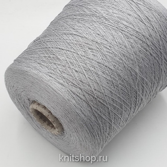 Filati Buratti Ritorto Schappe (Argento серый жемчуг) 100% шелк шаппе 1500м/100гр