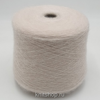 Filamore KidSilk (9018 белый камень) 70% суперкидмохер, 30% шёлк 900м/100гр