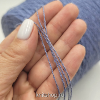 Bourette Silk (2006 сизый) 100% шелк буретный 2/15 750м/100гр