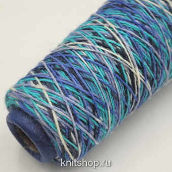 Sock Color (631 горное озеро) 75% меринос, 25% па 315м/100гр 6-ти нитка