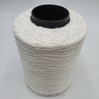 Filatura a Pettine C1676 (3 белый) 62% вискоза, 20% люрекс, 18% па 900м/100гр шишечки