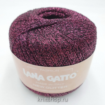 Lana Gatto New Glitter (9120) 51% полиэстер, 49% нейлон 25 г/300 м