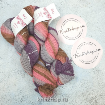 Lana Grossa Meilenweit 50 Special Hand-Dyed (220) 80% меринос, 20% полиамид 50г/210м