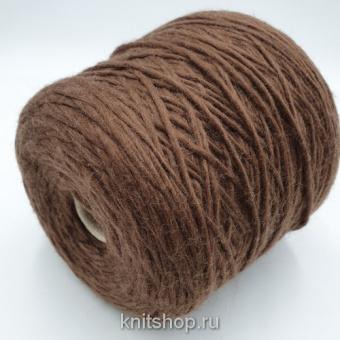 Campolmi Filati Tundra (1314 коричневый) 100% шерсть  110 м/100 гр нить-ровница