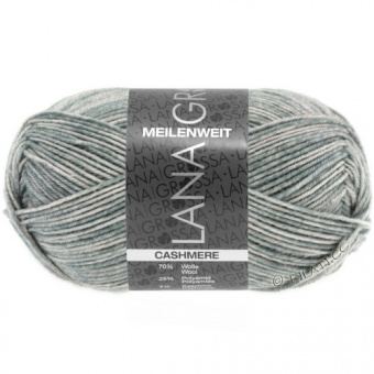 Lana Grossa Meilenweit 50 Cashmere (02) 70% меринос superwash, 5% кашемир, 25% полиамид 50 г/210 м
