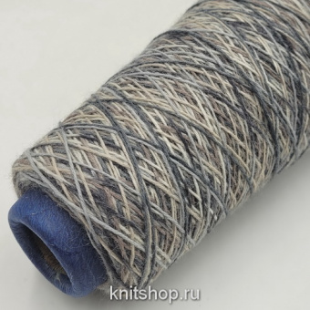 Sock Color (407 сизая дымка) 75% меринос, 25% па 420м/100гр классическая 4-х нитка